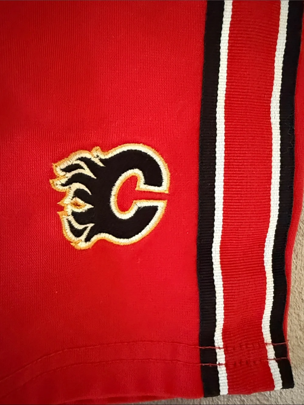 NHL Calgary Flames Kids Matching Track Jacket & Pants Suit Set Toddler Size 12M